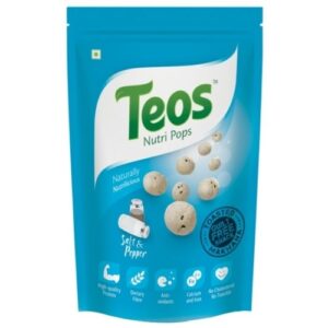 Teos Makhana Salt And Pepper - 80gm - Image 1