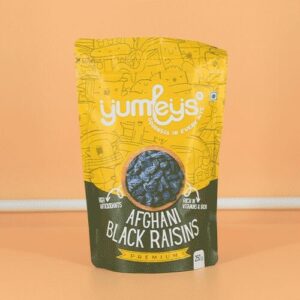 Yummeys Black Raisins Seeded - 250gm - Image 1