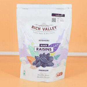 Rich Valley Black Raisins Afghan Premium - 250gm - Image 1